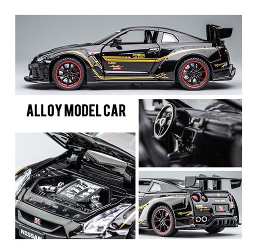 Carros De Metal Rápido E Furioso Nissan Gtr R35 Miniaturas - Imagem 7