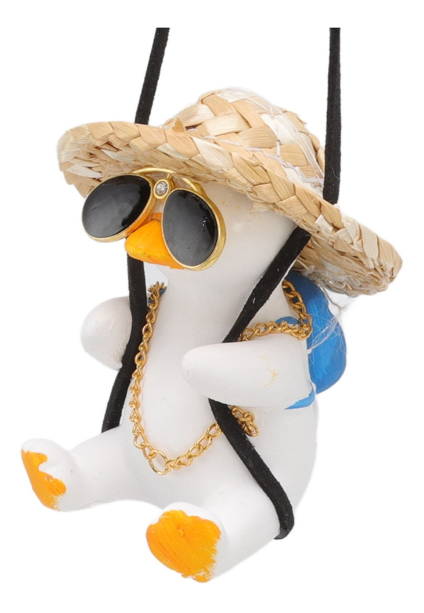 Pingente De Carro De Pato Giratório Bonito Pendurado Decoraç - Imagem 2