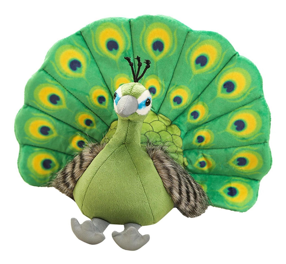 Simulação Suave Boneca Animal Pelúcia Pp Algodão Pavão - Imagem 10