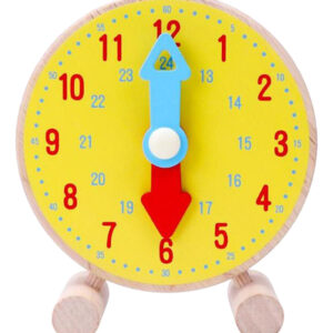 Aprenda A Contar As Horas Pré-escola Ensino Relógio Modelo