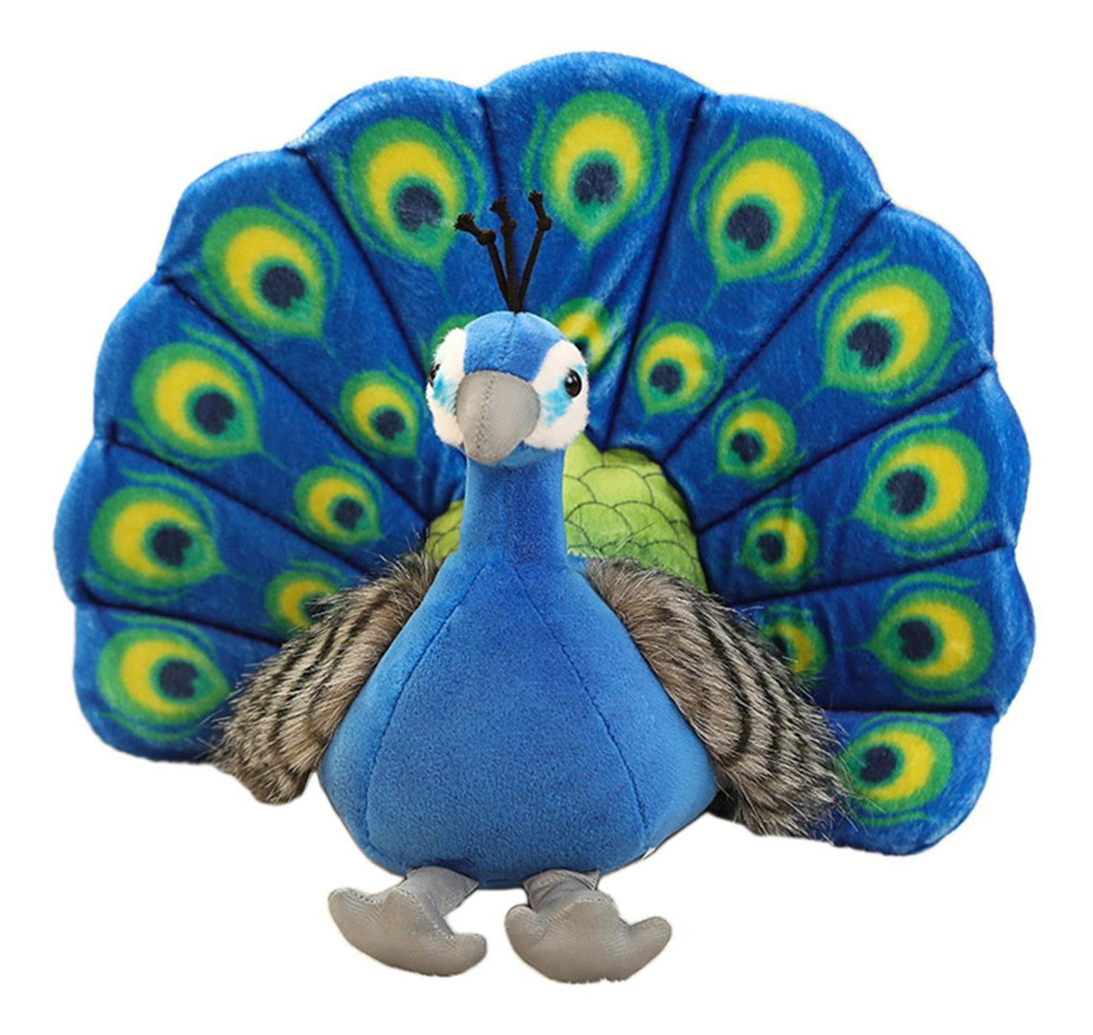 Simulação Suave Boneca Animal Pelúcia Pp Algodão Pavão