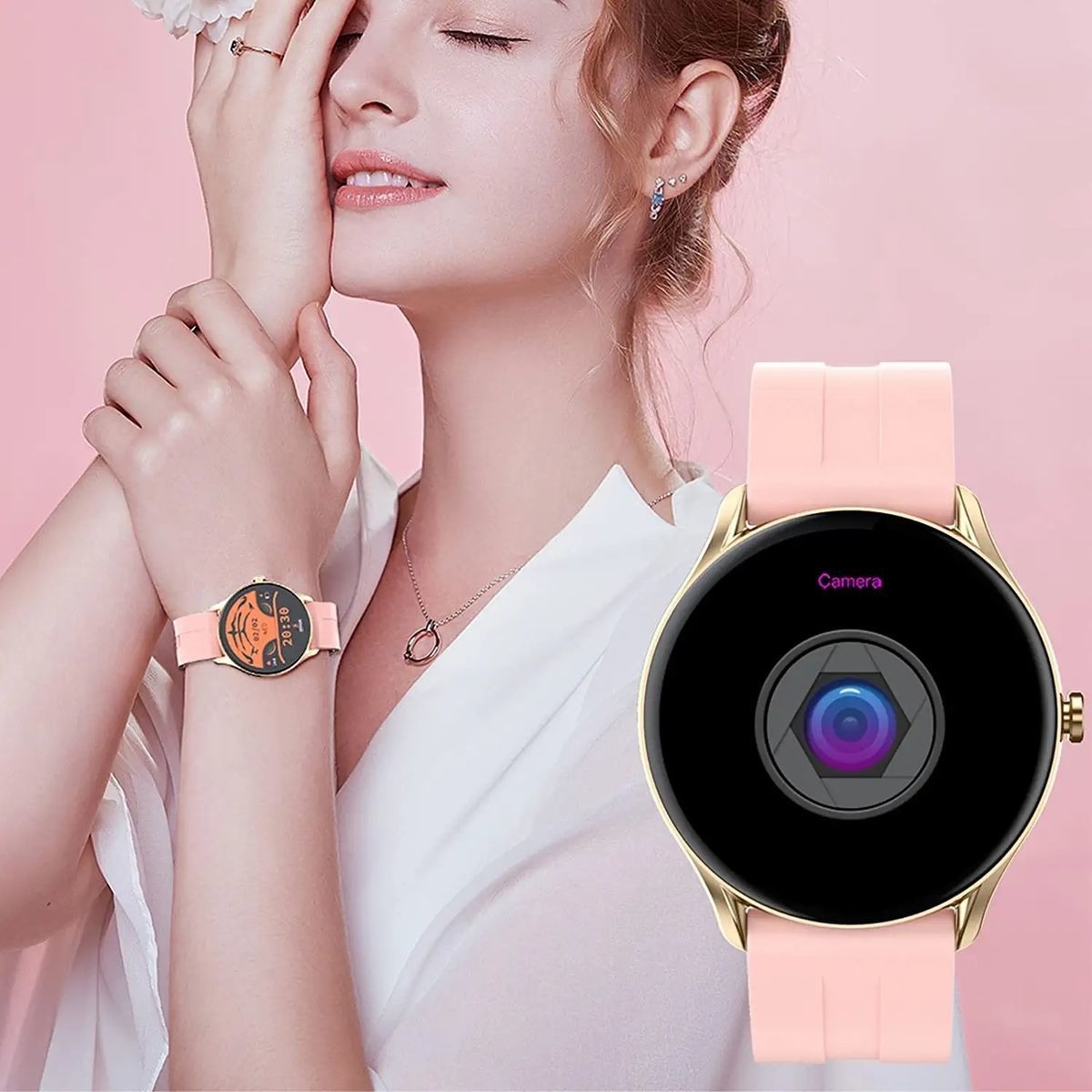 Smartwatch Para Mulheres Homens Fitness Tracker Wat - Imagem 8