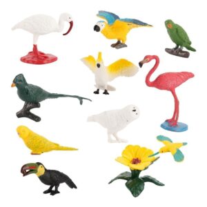 Brinquedo Infantil Mini Tucano Pássaro Modelo Educação