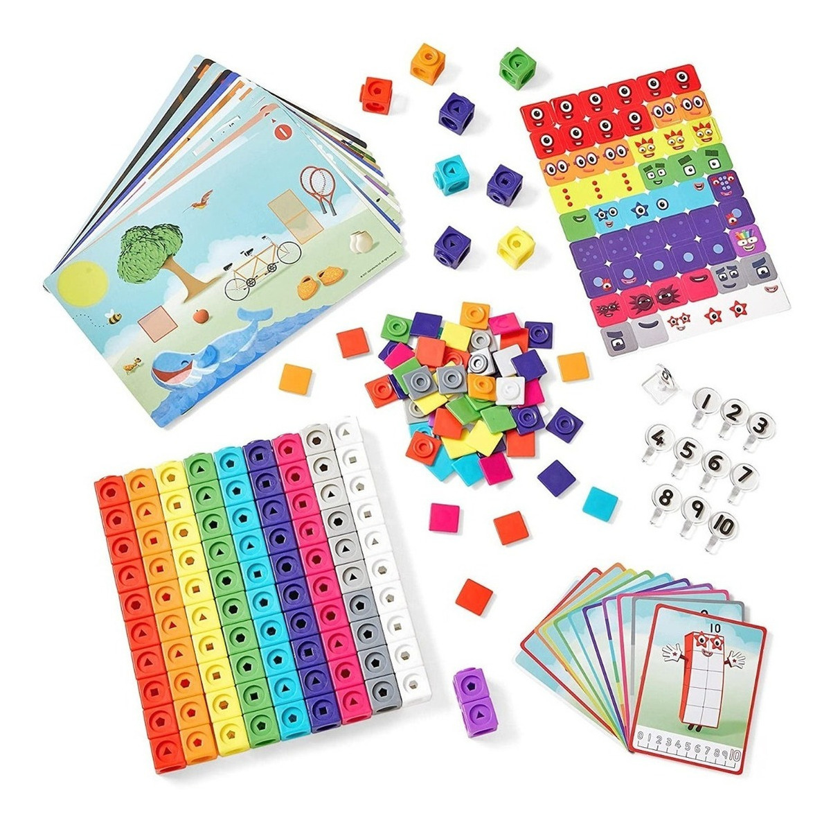 Conjunto De Atividades Hand2mind Numberblocks Mathlink Cubes - Imagem 3