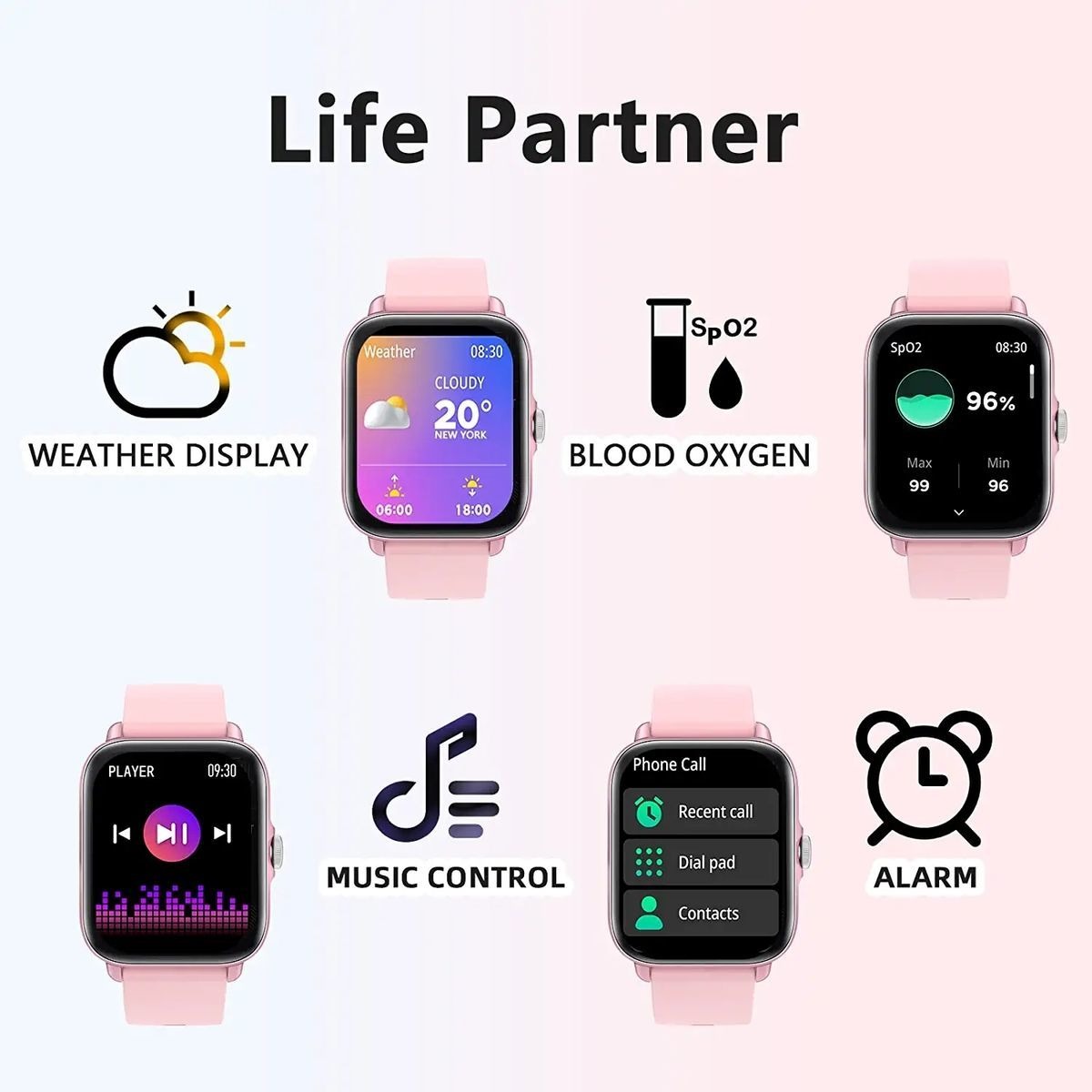 Smartwatch Para Homens E Mulheres (recepção De Cham - Imagem 3