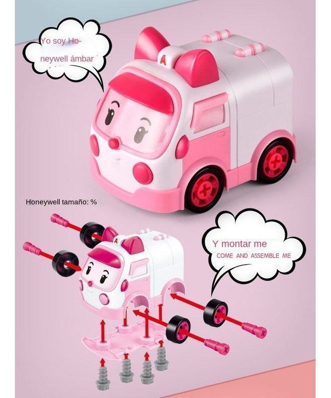 Conjunto De Carro De Brinquedo Robocars Poli Conjunto De 6 P - Imagem 5