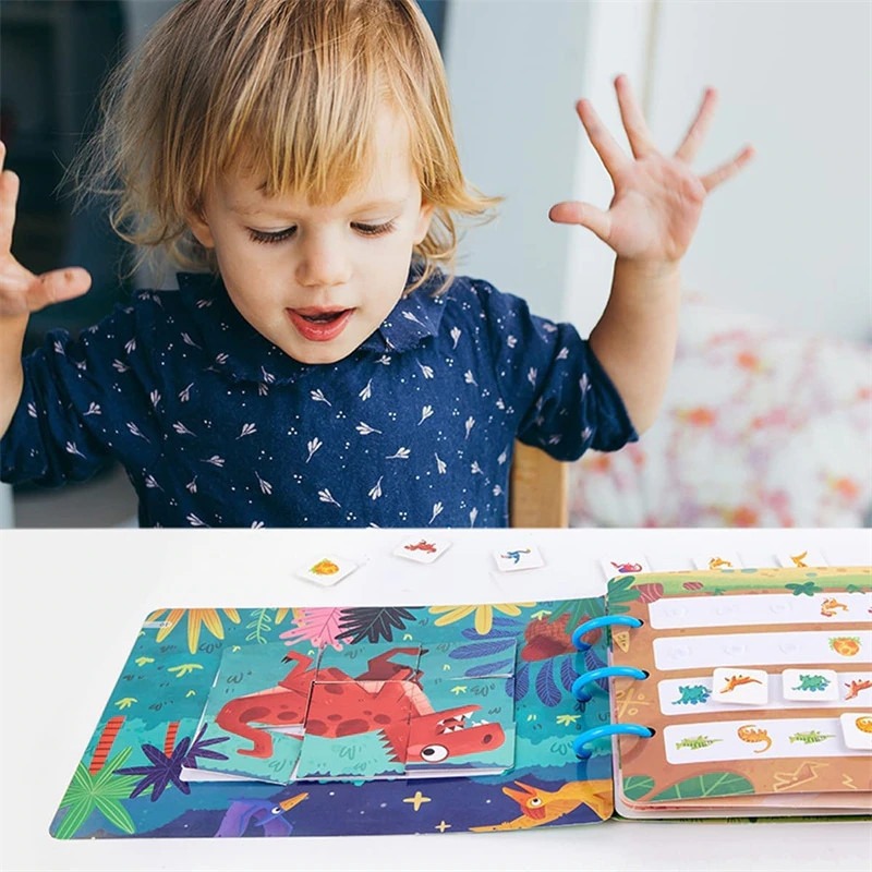 Adesivo De Velcro De Brinquedo Para Educação Infantil Livro - Imagem 6
