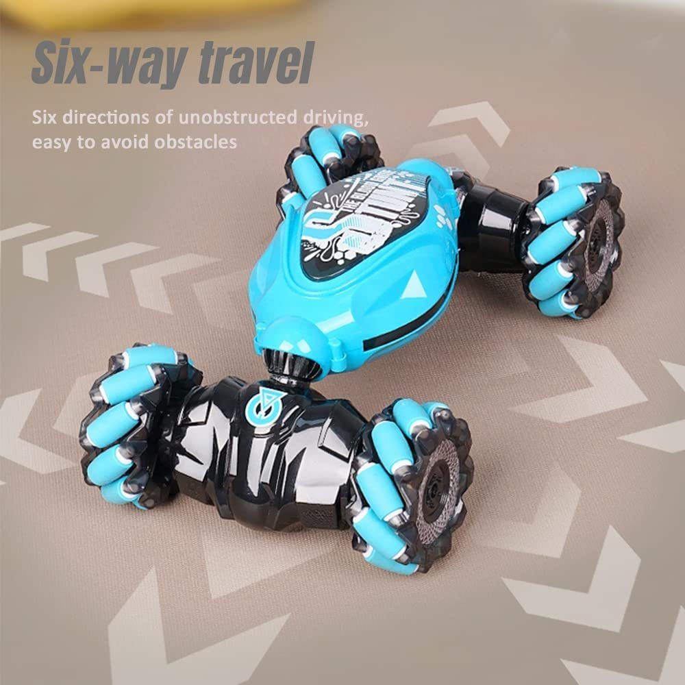 Veículo Elétrico Rc De Duplo Controle Com Roda De Acrobacias - Imagem 17