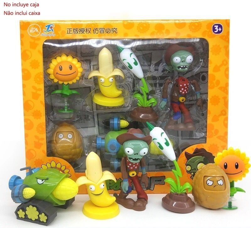 Plantas Versus Zumbis Jogo De Brinquedos Zombie Genuine P72