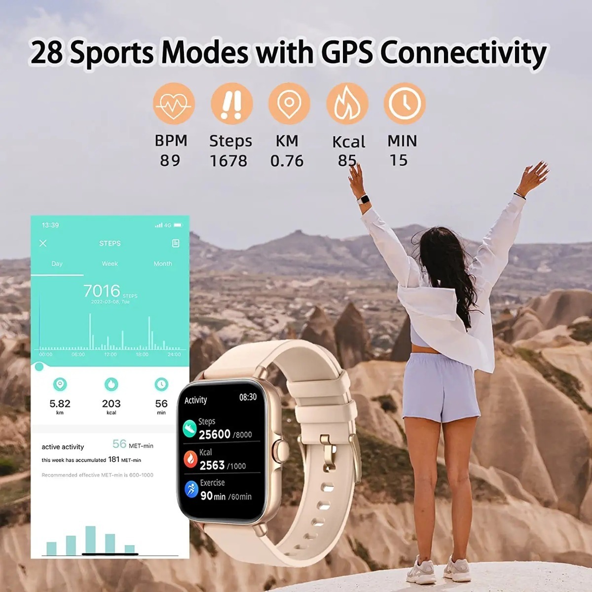 Smartwatch Para Homens E Mulheres (recepção De Cham - Imagem 25