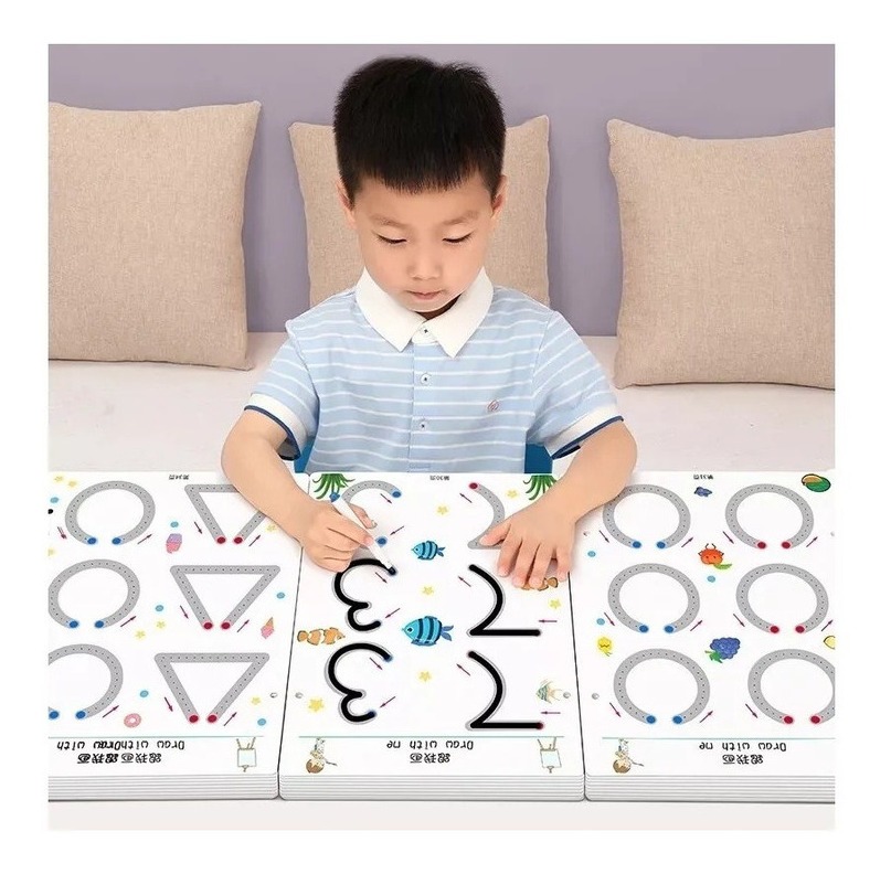 Conjunto De Livros De Exercícios Reutilizável Magic Practice