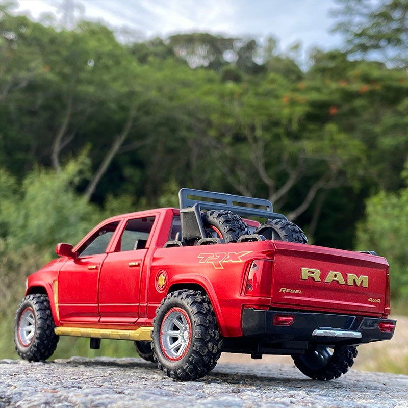 Modelos De Carros De Liga Leve 1:32 Para Dodge Ram Trx - Imagem 6