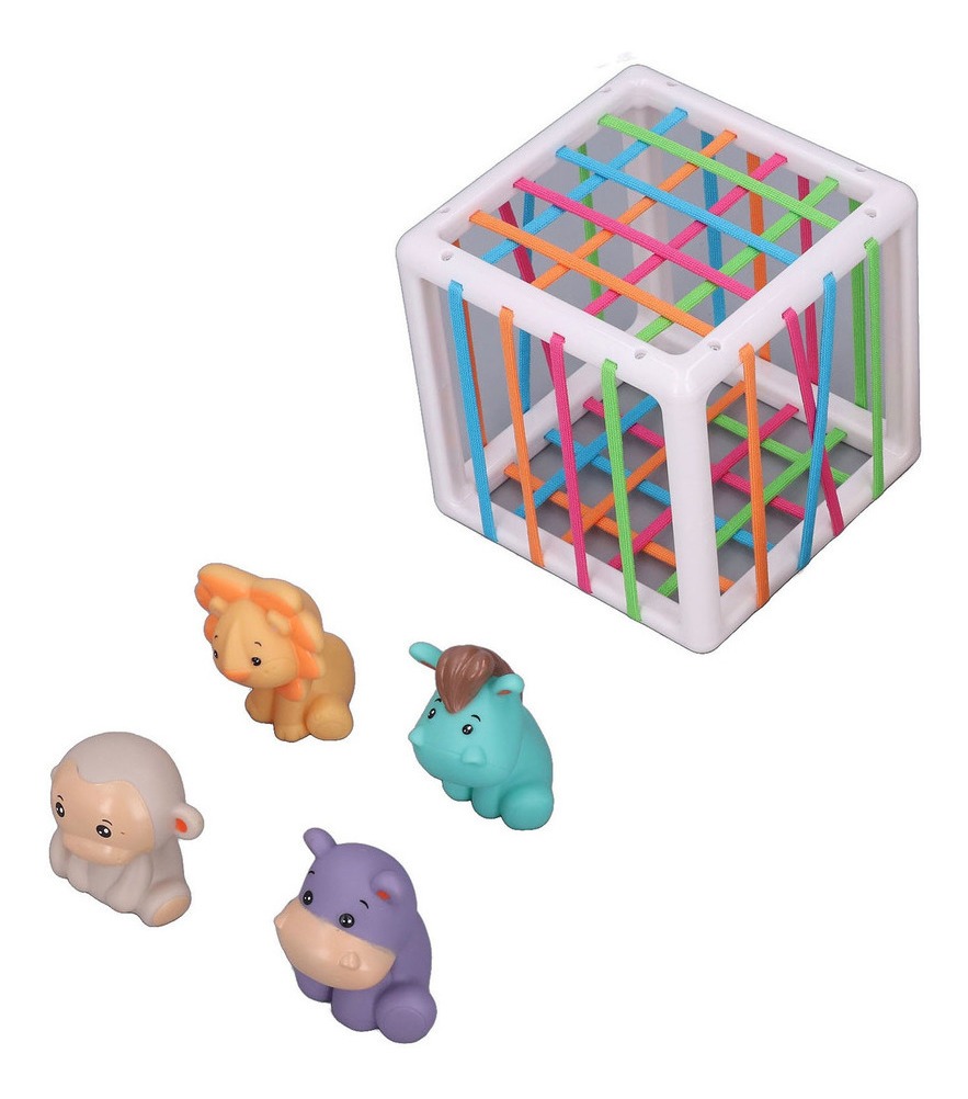 Caixa Sensorial Infantil Brinquedo De Seleção De Forma De Be - Imagem 2