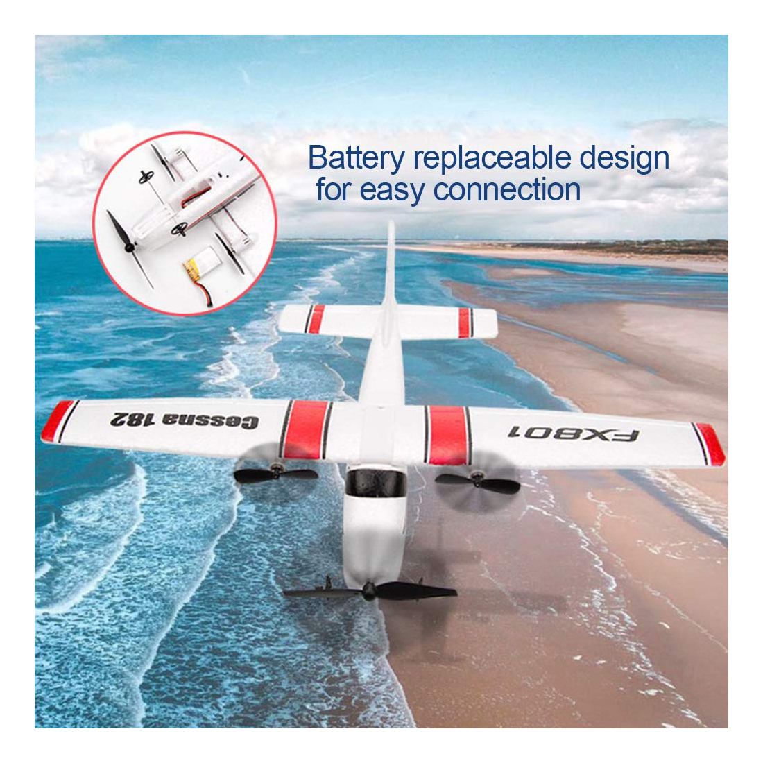 Brinquedos Voadores De Avião Ao Ar Livre Rc Airplane Para Cr - Imagem 8