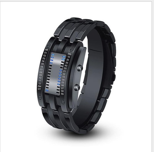 Relógio Digital Led Binário Matriz Masculina - Imagem 6