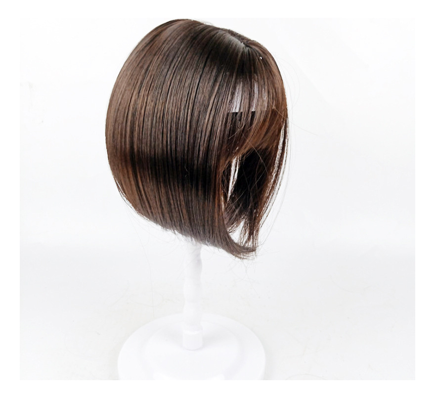 Peruca De Cabelo Curto Clips-on De 25 Cm Para Substituição D - Imagem 2