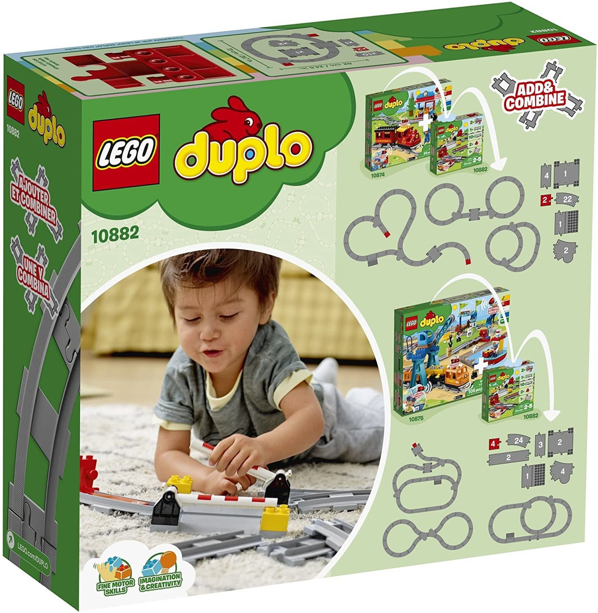 Lego Duplo Trilhos De Trem 10882 Blocos De Construção 23 - Imagem 5