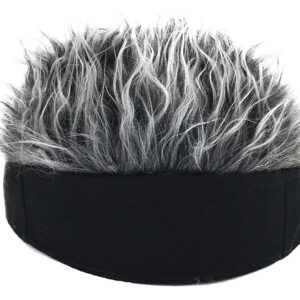 Orfi Men Retro Peruca Curta Faixa De Cabelo Cosplay Chapéu D