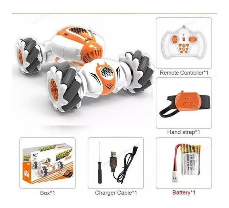 Carro Stunt Rc Mão Gestos Acrobáticos Sensores Veículos