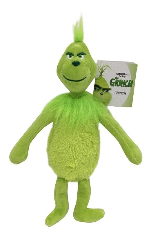 Boneco De Pelúcia Grinch De Natal Com 4 Peças Para Infantil - Imagem 3