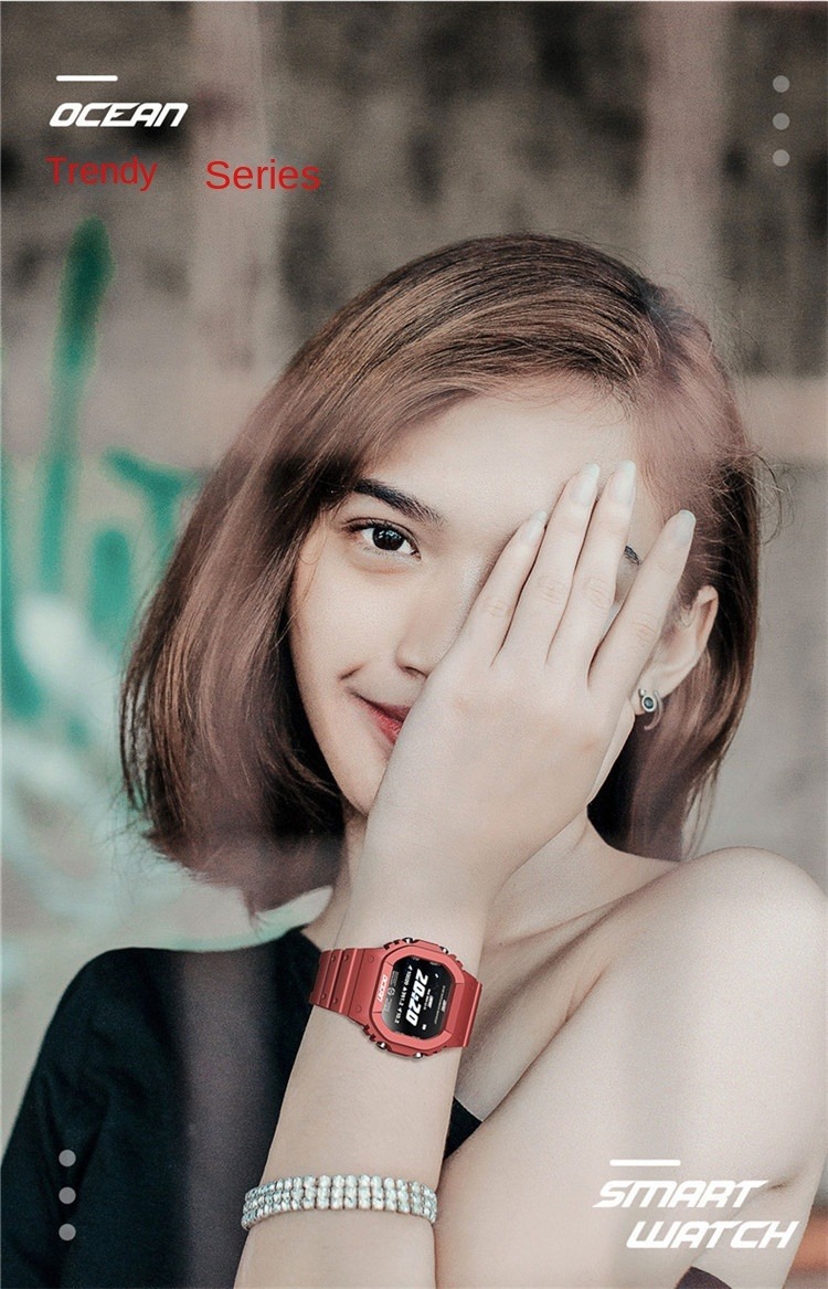 Lokmat Ocean Novo Smartwatch Ip68 Impermeável - Imagem 12
