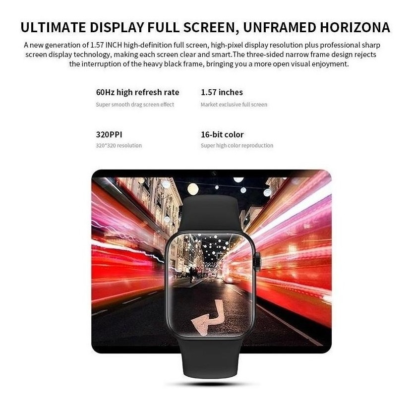 Smart Watch Hw12 1,57 'bluetooth Monitor De Música Sem Fio - Imagem 7