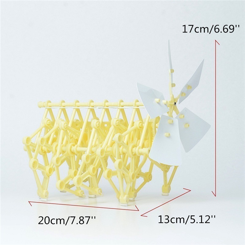 Modelo De Montagem Diy Da Walker Strandbeest Movido A Vento - Imagem 5