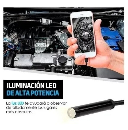 Cabo Led Usb Para Câmera Android Para Endoscópio De 1m - Imagem 4