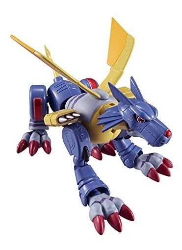 Figura De Ação Digimon Shodo 3.5 Metal Garurumon (86972) - Imagem 2