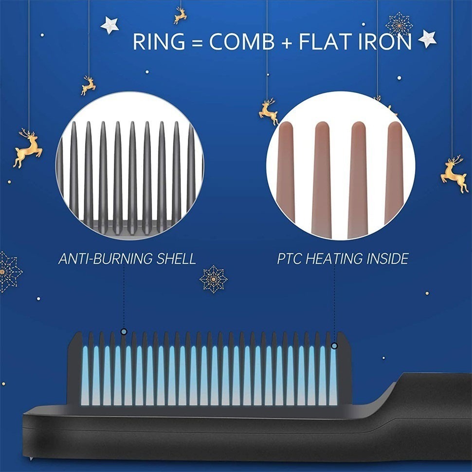 Escova Alisadores De Pente De Cabelo Curling Hair Styler Too - Imagem 6