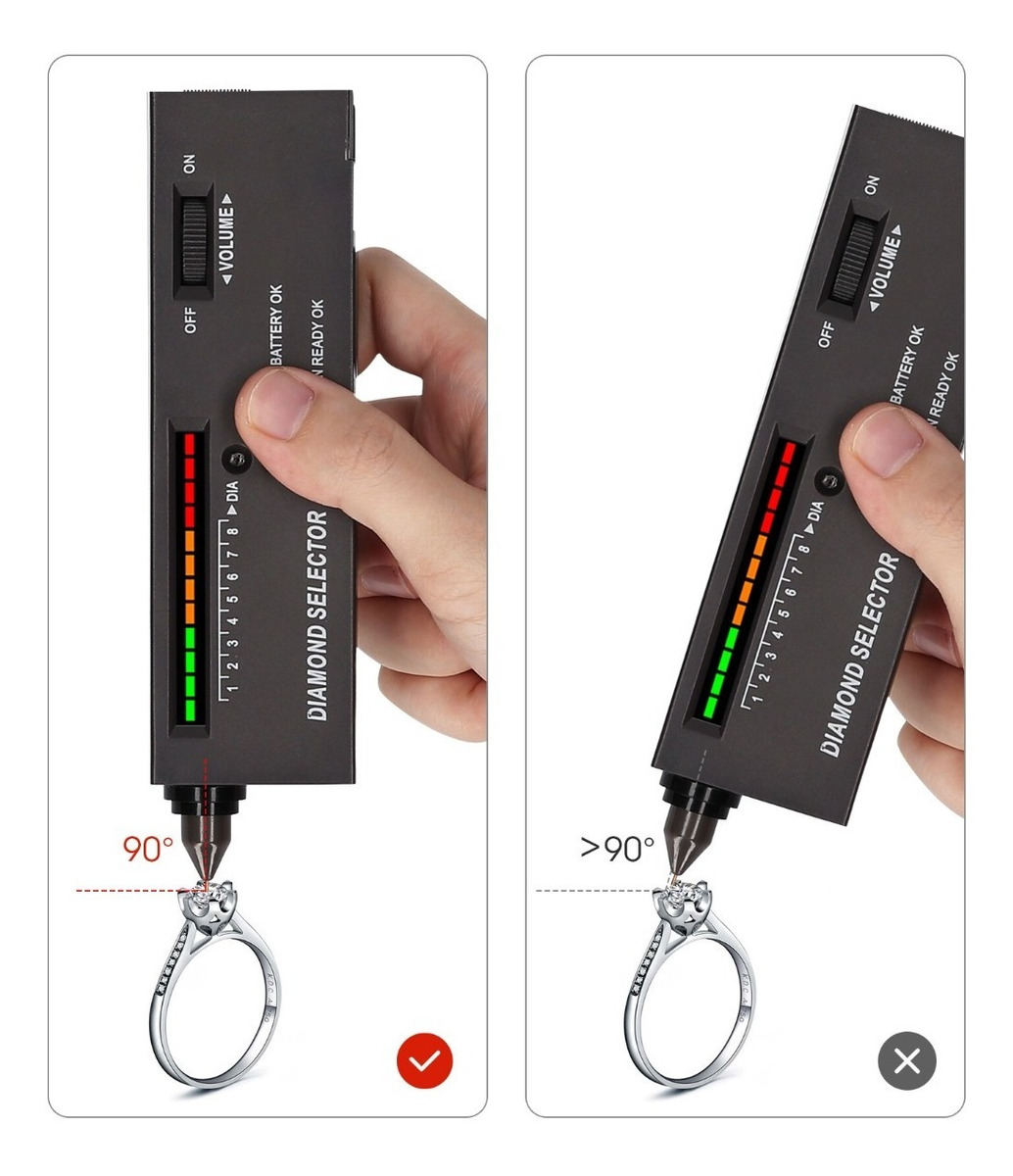 Diamond Tester Pen Detector Seletor De Diamante De Alta Prec - Imagem 4