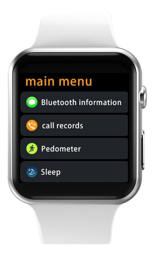 Smartwatch Iwo12 Série 5 44mm Prateado Pulseira Branco - Imagem 7