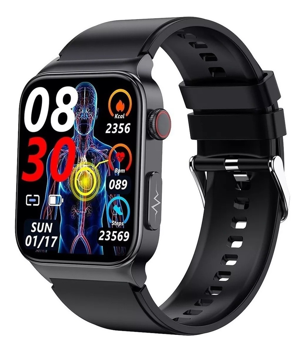 Reloj Inteligente Glucosa En Sangre Frecuencia Cardíaca E500 - Imagem 11