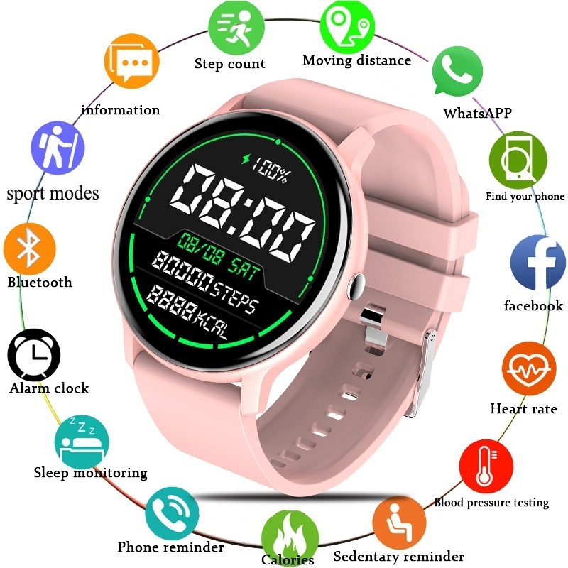 Smartwatch Zl02d Tela De Toque Total Smartwatch