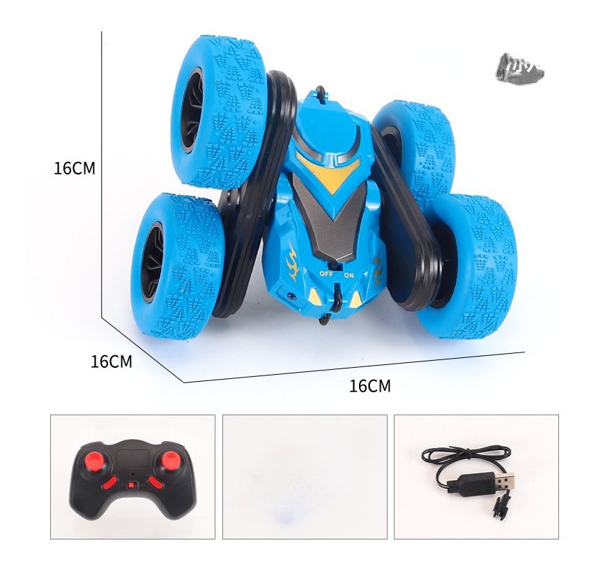 Carrinho De Controle Remoto Duplo Lado Dublê Carros Brinqued - Imagem 6