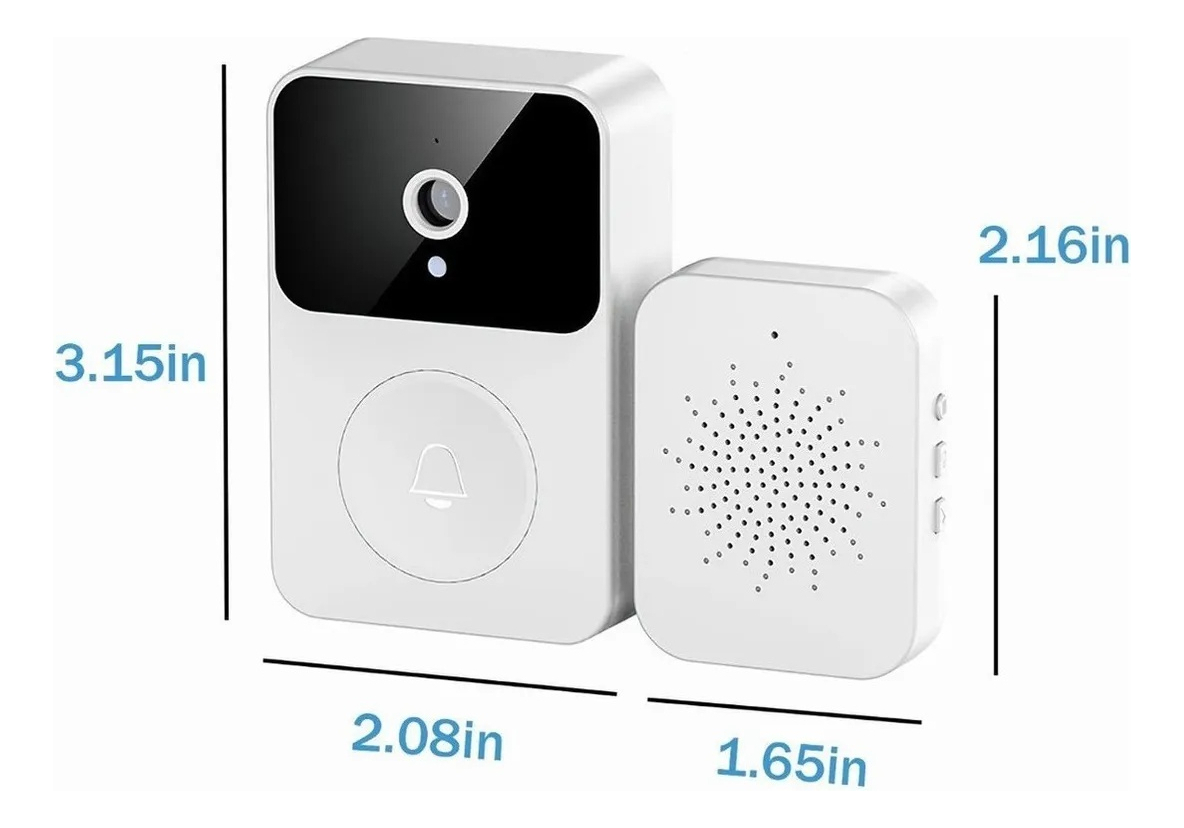 Câmera De Campainha De Vídeo Sem Fio Visual Smart Security - Imagem 7