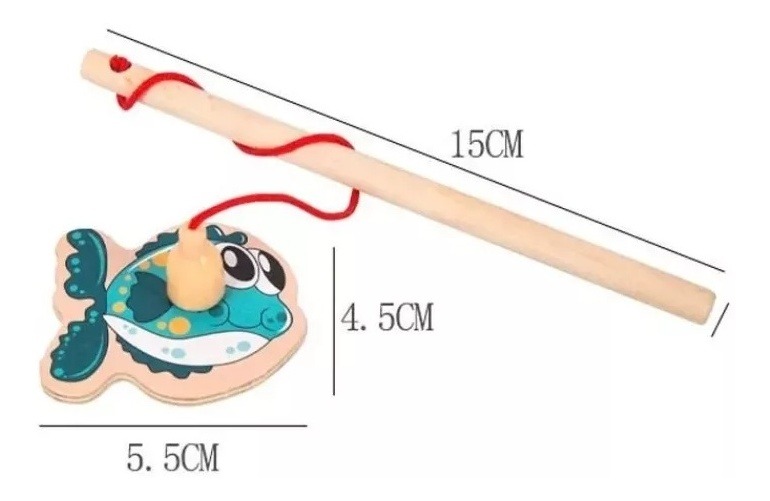 31 Peças De Brinquedos Magnéticos De Pesca/jogos Infantis - Imagem 3