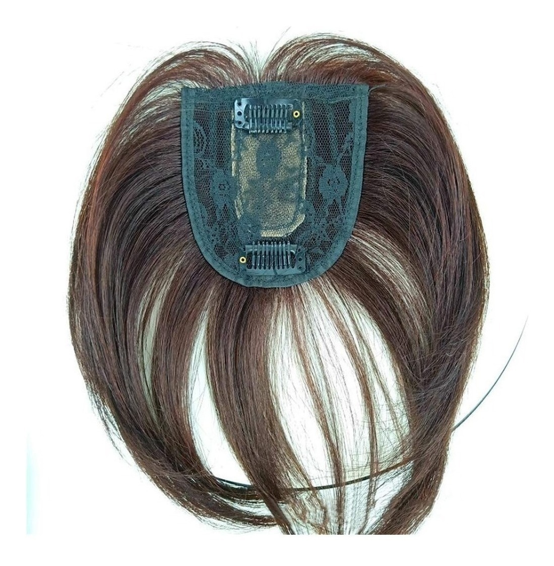 Peruca De Cabelo Humano Topper, Moldada Na Frente E - Imagem 12