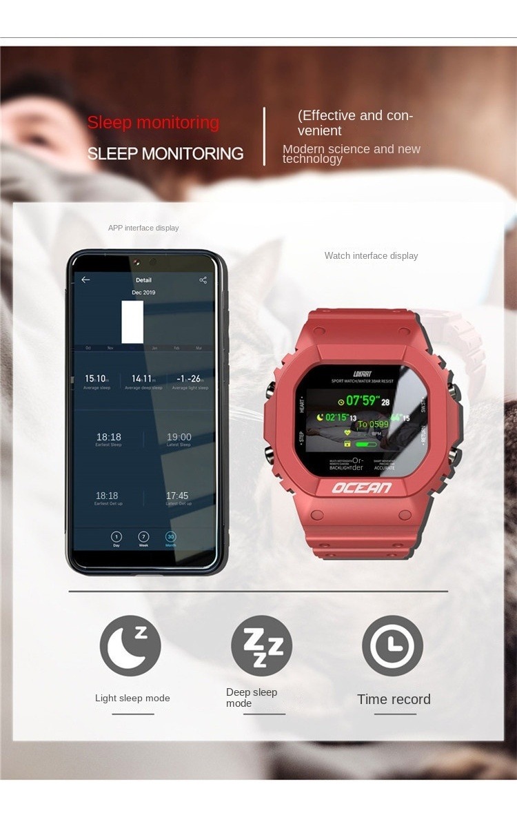 Lokmat Ocean Novo Smartwatch Ip68 Impermeável - Imagem 14