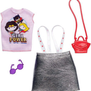 Pacote De Moda Barbie Dc Comics Girl Power