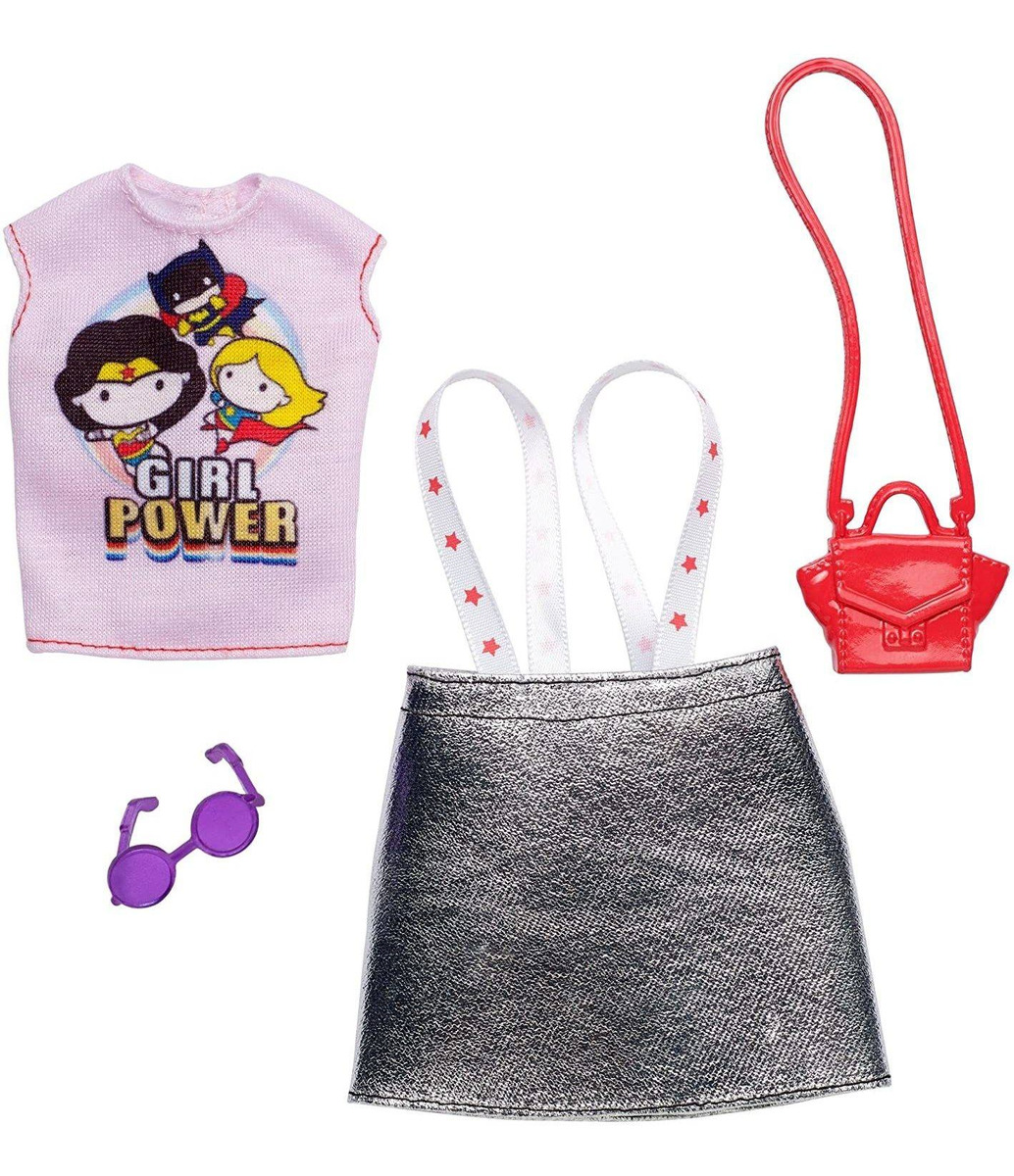 Pacote De Moda Barbie Dc Comics Girl Power