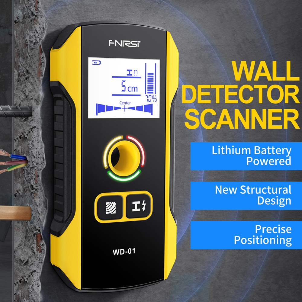 Detector De Parede Ac Wall Wooden Detector Scanner Portátil - Imagem 3