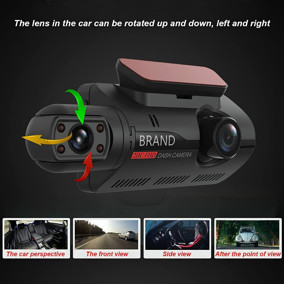 Câmera Veicular Automotiva Carro Recorder Hd + Microsd 32gb - Imagem 3