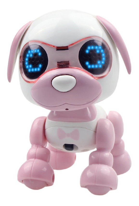 V Interativo Inteligente Filhote Robótico Cão Led Olhos Som - Imagem 10