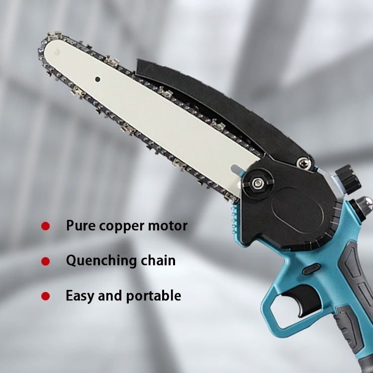 Battery Saw Mini Chainsaw 21v 1200w 6 2 Battery - Imagem 6