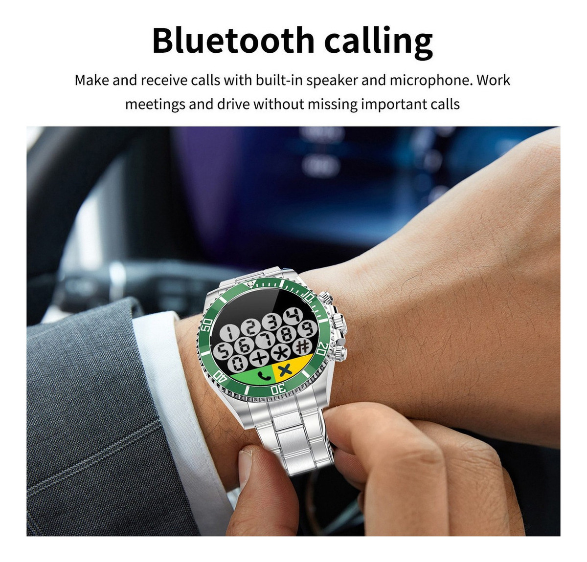 Relógio Inteligente Bluetooth Lokmat Aw12 Inoxidável - Imagem 6