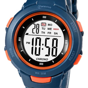 Meninos Girls Digital Watch Electro Impermeável Ao Ar Livre