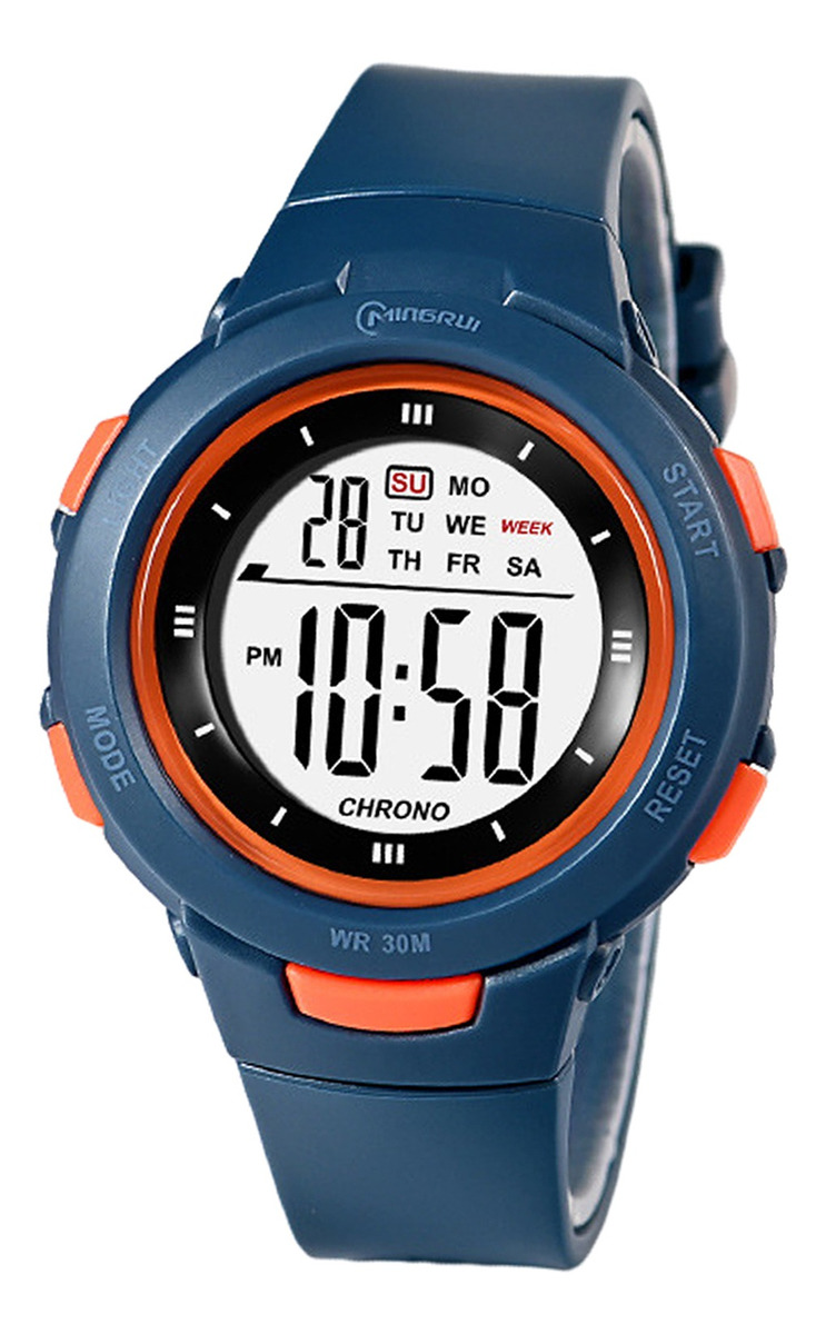 Meninos Girls Digital Watch Electro Impermeável Ao Ar Livre