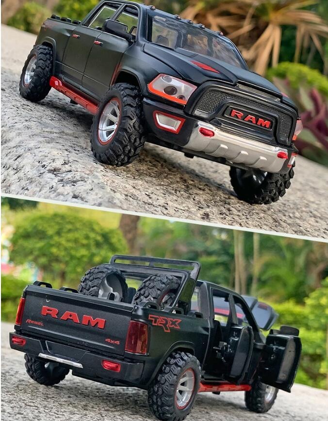 Modelos De Carros De Liga Leve Dodge Ram Trx 1:32 - Imagem 9