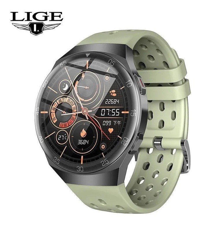 Smartwatch Bluetooth À Prova D'água Par Homens Lige - Imagem 16